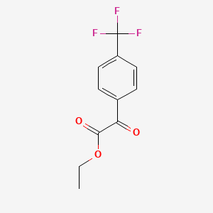 molecular formula C11H9F3O3 B1362258 Ethyl Oxo-(4-trifluoromethylphenyl)acetate CAS No. 73790-06-4