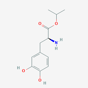molecular formula C12H17NO4 B136226 Levodopa isopropyl ester CAS No. 110301-07-0