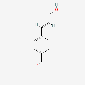 molecular formula C11H14O2 B13622703 3-(4-(Methoxymethyl)phenyl)prop-2-en-1-ol 