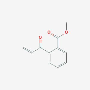 molecular formula C11H10O3 B13622727 Methyl 2-acryloylbenzoate 