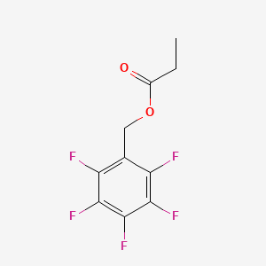 molecular formula C10H7F5O2 B1362280 Pentafluorobenzyl propionate 