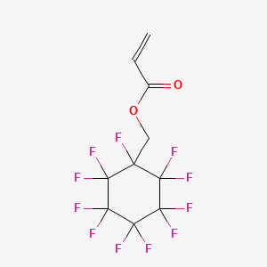 molecular formula C10H5F11O2 B1362281 Perfluorocyclohexylmethyl acrylate CAS No. 40677-94-9