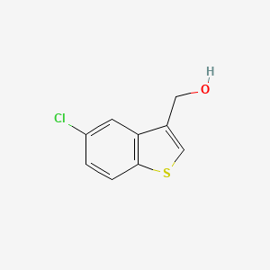 molecular formula C9H7ClOS B1362282 (5-Chloro-1-benzothiophen-3-yl)methanol CAS No. 306934-93-0
