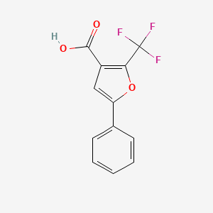 5-Phenyl-2-(trifluoromethyl)furan-3-carboxylic acid