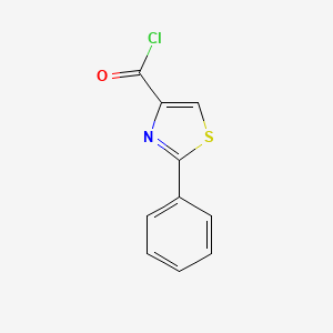molecular formula C10H6ClNOS B1362289 2-Phenyl-1,3-thiazole-4-carbonyl chloride CAS No. 36094-04-9