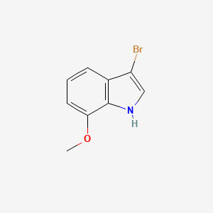 molecular formula C9H8BrNO B13622984 3-Bromo-7-methoxy-1H-indole 