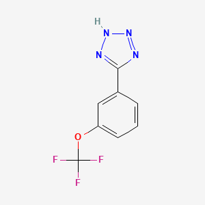 molecular formula C8H5F3N4O B1362300 5-[3-(trifluoromethoxy)phenyl]-2H-tetrazole CAS No. 216144-09-1