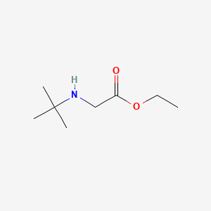 molecular formula C8H17NO2 B1362301 乙酸2-(叔丁基氨基)乙酯 CAS No. 37885-76-0