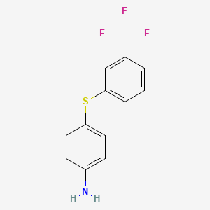 4-{[3-(Trifluoromethyl)phenyl]sulfanyl}aniline