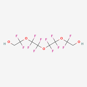 molecular formula C8H6F12O5 B1362309 1h,1h,11h,11h-Perfluoro-3,6,9-trioxaundecane-1,11-diol CAS No. 330562-44-2