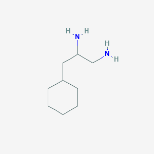molecular formula C9H20N2 B136231 3-Cyclohexylpropane-1,2-diamine CAS No. 128833-92-1