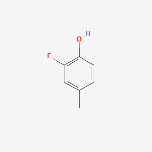 molecular formula C7H7FO B1362316 2-Fluoro-4-methylphenol CAS No. 452-81-3