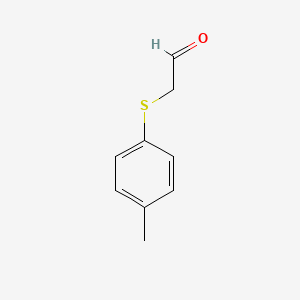 molecular formula C9H10OS B13623172 2-(4-Tolylthio)acetaldehyde CAS No. 41208-03-1
