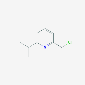molecular formula C9H12ClN B13623174 2-(Chloromethyl)-6-isopropylpyridine 