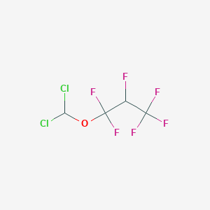molecular formula C4H2Cl2F6O B1362319 1,1,2,3,3,3-Hexafluoropropyl dichloromethyl ether CAS No. 56860-82-3