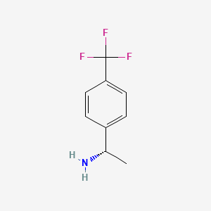 molecular formula C9H10F3N B1362321 (1S)-1-[4-(Trifluoromethyl)phenyl]ethylamine CAS No. 84499-73-0