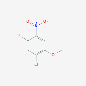 molecular formula C7H5ClFNO3 B1362325 1-Chloro-5-fluoro-2-methoxy-4-nitrobenzene CAS No. 84478-76-2