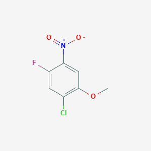 molecular formula C7H5ClFNO3 B1362325 2-Chloro-4-fluoro-5-nitroanisole CAS No. 84478-76-2