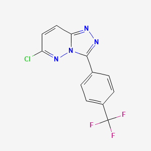 6-Chloro-3-[4-(trifluoromethyl)phenyl]-[1,2,4]triazolo[4,3-b]pyridazine
