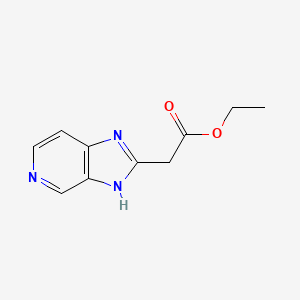 molecular formula C10H11N3O2 B13623423 Ethyl 2-(3h-imidazo[4,5-c]pyridin-2-yl)acetate CAS No. 1519519-96-0