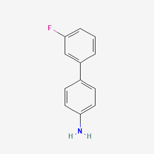 molecular formula C12H10FN B1362349 3'-Fluoro-biphenyl-4-ylamine CAS No. 5728-66-5