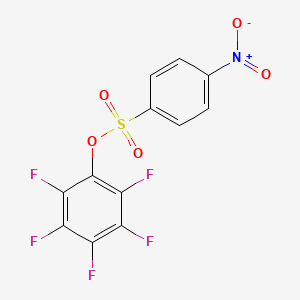 molecular formula C12H4F5NO5S B1362357 Pentafluorophenyl 4-nitrobenzenesulfonate CAS No. 244633-31-6