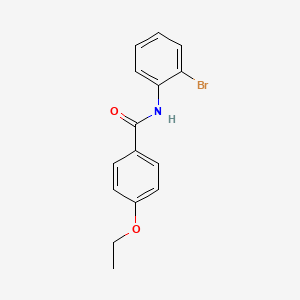 molecular formula C15H14BrNO2 B1362362 N-(2-bromophenyl)-4-ethoxybenzamide CAS No. 349619-26-7