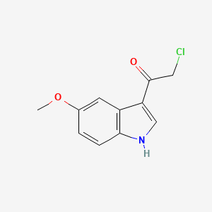 molecular formula C11H10ClNO2 B1362363 2-chloro-1-(5-methoxy-1H-indol-3-yl)ethanone CAS No. 30030-91-2