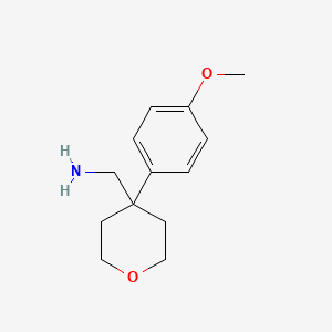 (4-(4-Methoxyphenyl)tetrahydro-2H-pyran-4-yl)methanamine