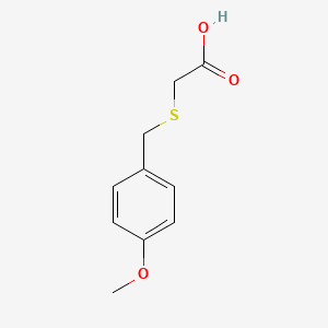 molecular formula C10H12O3S B1362379 [(4-Methoxybenzyl)sulfanyl]acetic acid 