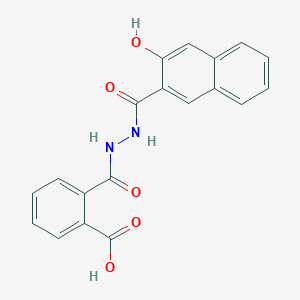 molecular formula C19H14N2O5 B1362392 2-[[(3-hydroxynaphthalene-2-carbonyl)amino]carbamoyl]benzoic Acid 