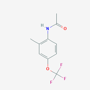 molecular formula C10H10F3NO2 B1362395 N-(2-Methyl-4-(trifluoromethoxy)phenyl)acetamide CAS No. 886762-79-4