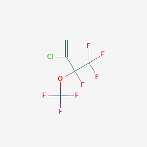 molecular formula C5H2ClF7O B1362396 2-氯-3,4,4,4-四氟-3-(三氟甲氧基)丁-1-烯 CAS No. 261503-71-3
