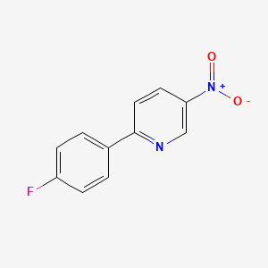 molecular formula C11H7FN2O2 B1362397 2-(4-Fluorophenyl)-5-nitropyridine CAS No. 886361-78-0