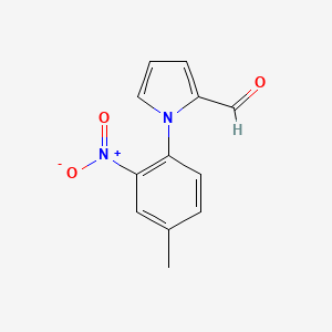 molecular formula C12H10N2O3 B1362401 1-(4-methyl-2-nitrophenyl)-1H-pyrrole-2-carbaldehyde CAS No. 260802-64-0