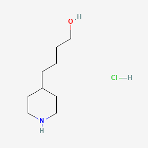 molecular formula C9H20ClNO B1362402 4-(4-Piperidyl)-1-butanol Hydrochloride CAS No. 199475-41-7