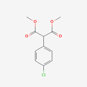 molecular formula C11H11ClO4 B1362403 2-(4-Chlorophenyl)malonic acid dimethyl ester CAS No. 34402-92-1