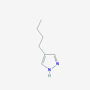 molecular formula C7H12N2 B13624030 4-butyl-1H-pyrazole 