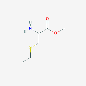 molecular formula C6H13NO2S B13624097 Methyl s-ethylcysteinate 