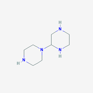 molecular formula C8H18N4 B136241 1,2'-Bipiperazine CAS No. 151142-74-4