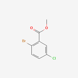 molecular formula C8H6BrClO2 B1362421 2-溴-5-氯苯甲酸甲酯 CAS No. 27007-53-0