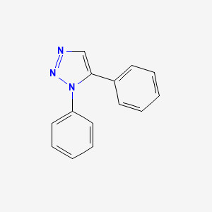 molecular formula C14H11N3 B1362423 1,5-Diphenyl-1H-1,2,3-triazole CAS No. 4874-85-5