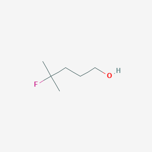 molecular formula C6H13FO B13624240 4-Fluoro-4-methylpentan-1-ol 