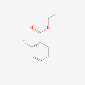 molecular formula C10H11FO2 B1362426 2-氟-4-甲基苯甲酸乙酯 CAS No. 500579-61-3
