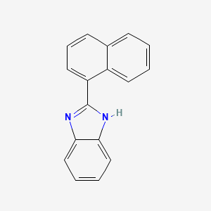 molecular formula C17H12N2 B1362432 2-(naphthalen-1-yl)-1H-1,3-benzodiazole CAS No. 2562-81-4