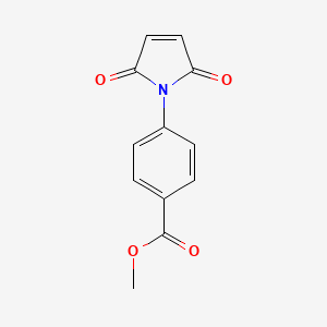 molecular formula C12H9NO4 B1362433 methyl 4-(2,5-dioxo-2,5-dihydro-1H-pyrrol-1-yl)benzoate CAS No. 40349-49-3