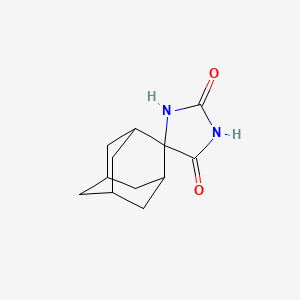 molecular formula C12H18N8O2S2 B1362435 Spiro[adamantane-2,4'-imidazolidine]-2',5'-dione CAS No. 50346-47-9