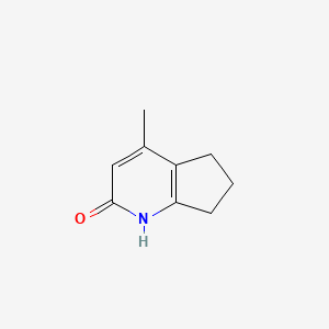 molecular formula C9H11NO B1362439 4-Methyl-6,7-dihydro-5H-cyclopenta[B]pyridin-2-OL CAS No. 20594-30-3