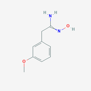 molecular formula C9H12N2O2 B136244 N'-Hydroxy-2-(3-methoxyphenyl)acetimidamide CAS No. 148459-03-4