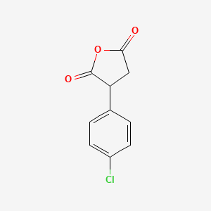 molecular formula C10H7ClO3 B1362440 3-(4-Chlorophenyl)oxolane-2,5-dione CAS No. 776-52-3